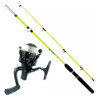 Caña De Pesca De 270 Maciza ,fibra  +  Reel  De Regalo 1