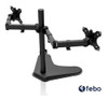 Soporte 2 Monitores Escritorio Doble 13'' A 32'' Klip Xtreme 2
