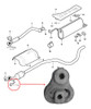 Soporte Del Escape Cobalt Spin Chevrolet Original 2