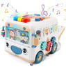 Ownone 1 Cubo De Actividad Para Bebés, Autobús De Juguete Mu 0