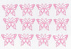 25 Mariposas Goma Eva Brillantina Tarjetas Souvenir 4 O 5 Cm 7