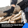Toolant Guantes De Trabajo, Guantes De Goma De 4