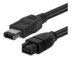 Cable De Datos Firewire 9 Pin A 6 Pin - Firewire 800 A 400 0