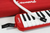 Flauta Melódica Leonard 32 Notas Con Funda - Color Rojo 2
