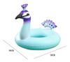 Flotador Rueda Inflable Pavo Real Pileta Playa Verano Deco 2