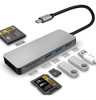 Usb C Hub, Cf/sd/tf Lector De Tarjetas, Adaptador Multipu 0