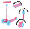 Patinete Infantil Dobrável Rosa Pink Teen Sports Zippy Toys 2