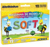 Massinha Masa De Modelar Soft - 10 Caixas Com 12 Und Em Cada 1
