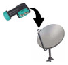 02 Und Suporte Lnb / Lnbf Banda Ku Pescoço Grosso Claro W3 4