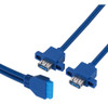 Cabo De Montagem Em Painel Da Placa-mãe Frontal Usb 3.0 De 1 1