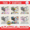 Plantillas Tazas Didacticas Mapamundi Sublimacion Sublimar 2