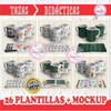 Plantillas Tazas Didacticas Mapamundi Sublimacion Sublimar 4