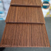 Forro De Pvc Mogno Relevo Rústico 20cm X 7 Mm X 4,00 Mts 2