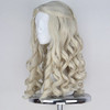 Srta U Hair Mujeres Niñas Blanco Largo Rubio Reina Rizada H 3