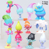 12 Pc/sistema Película Trolls Amapola Rama Acción Figuras To 1