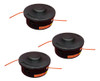 3 Carretel Roçadeira Fio De Nylon - Husqvarna/tekan/vulcan 0