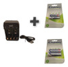 Combo Cargador Pro1 Usb +2 Aa 2700 + 2 Aaa 1000 Recargables 0