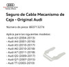 Seguro De Cable Mecanismo De Caja Audi A4 2001 Al 2016 1