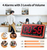 Temporizador De Cocina Digital Vocoo Con Pantalla Extra Gran 3