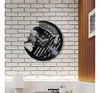 Barbería Disco De Vinilo Reloj De Pared. Decoración Para Dor 2