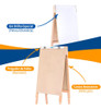 Cavalete Flip Chart 87x56cm Lousa Branca 2 Em 1 Compact Line 3