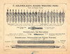 Set X8 Plumas P/ Caligrafía Gótica Soennecken + 2 Portapluma 5