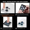 Protector Camara Para iPhone 15 Pro Max Brillos Multicolor 1
