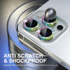 Protector Camara Para iPhone 15 Pro Max Brillos Multicolor 6