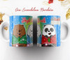 Plantillas Tazas Navidad Osos Infantil Diseño Sublimar Tn03 0
