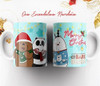 Plantillas Tazas Navidad Osos Infantil Diseño Sublimar Tn03 2