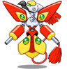 Medabots Hell Phoenix Desarmable Figura 3d Pixelados_ 0