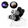 Mini Microscópio Lupa Smartphone Zoom Led 60x Celular 0