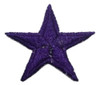 Parche Aplique Bordado Estrella  4cm. P/plancha Packx6 Viol 0