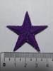 Parche Aplique Bordado Estrella  4cm. P/plancha Packx6 Viol 1