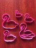 Cortantes Para Galletitas, Porcelana Fria Cisne X5 1