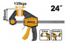 Prensa Rapida Auto Ajustable 24 60cm  60kg Ingco Gatillo Tyt 0