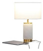 Lámpara De Mesa Lateral Usb Arden De Brightech Para Escritor 0