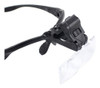 Lupa Cabeza Vincha Manos Libres Luz Led 5 Lentes Aumento 2