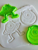 Kit Set Cortantes De Repostería Galletita Masa Mike Wazowski 1
