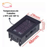 Voltimetro Amperimetro Digital 100v 10a Azul E Vermelho 2