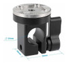 Camvate - Abrazadera De Barra De 15 Mm Con Montura M6 Rosett 1