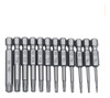 Juego De Puntas Torx 12 Piezas  1/4 Pulgadas 50mm. De Largo 0
