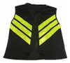 Chaleco Calado Negro Con Cierre Y 3 Cintas Reflectivas Xl 2