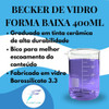 Becker De Vidro Forma Baixa Graduado P/laboratório 400ml 2