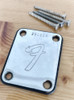 Placa Fender Stratocaster Vintage Cromada De 1972 (395854) 3