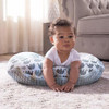Funda De Almohada De Microfibra Boppy Funda Gris Elefantes A 6