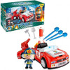 Pin Y Pon Action Auto  Bomberos Con Figura Y Acc Original 4