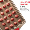 Eatex Baking Sheet, 8pc Cookie Sheet Set Con Mangos De Silic 4