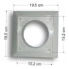 Rejilla De Ventilación Kit Completo Aprobada 100cm2 4