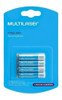 Pilhas Palito Recarregáveis Aaa  4 Unidades Multilaser 3